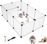 🐾 portable resin pet playpen - ideal for dogs, cats, rabbits, and more! логотип