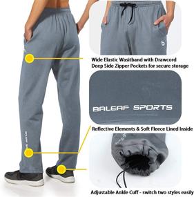 img 2 attached to BALEAF Running Athletic Sweatpants Adjustable Sports & Fitness in Running