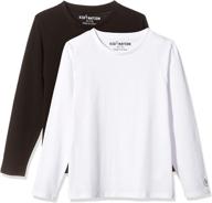 kid nation boys' long sleeve crew neck t-shirt in tops, tees, and shirts logo