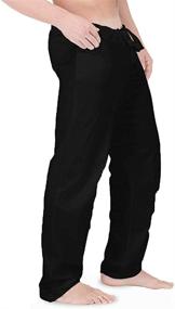 img 1 attached to 👖 Cottonique Men's Drawstring Lounge Pants - Clothing for Men's Sleep and Lounge