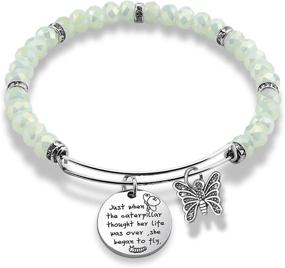 img 4 attached to 👨 Family-Friendly Colleague Mother-Daughter Girl New Home Retirement Memorial Bracelet