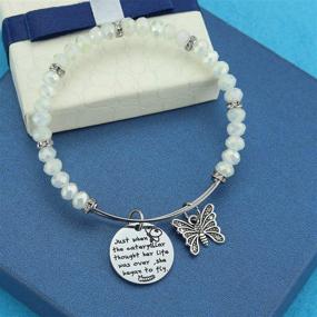 img 3 attached to 👨 Family-Friendly Colleague Mother-Daughter Girl New Home Retirement Memorial Bracelet