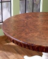 преобразите ваши столы с tablemagic fitted vinyl tablecloth - дизайн из бурлящего ореха для столов 36''-48'' логотип