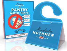 img 4 attached to 🦋 Highly Effective Manchester Mothmen Pantry Moth Traps (5-Pack) - Pheromone Infused, No Insecticides