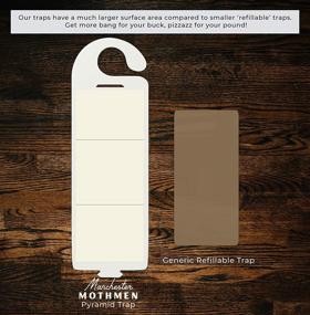 img 3 attached to 🦋 Highly Effective Manchester Mothmen Pantry Moth Traps (5-Pack) - Pheromone Infused, No Insecticides