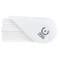 experience the ultimate barber hot shave with zeus steam towel - get a 6 pack today! logo