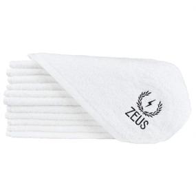 img 4 attached to Experience the Ultimate Barber Hot Shave with Zeus Steam Towel - Get a 6 Pack Today!