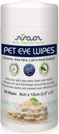 🐾 arava pet eye wipes - natural and medicated - 100 count - gentle tear stain prevention for dogs, cats, puppies, and kittens logo