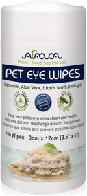 img 4 attached to 🐾 Arava Pet Eye Wipes - Natural and Medicated - 100 Count - Gentle Tear Stain Prevention for Dogs, Cats, Puppies, and Kittens