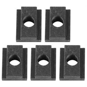 img 2 attached to Suuonee T-Slot Nuts, 5-Pack of Heavy-Duty Iron T-Slot Nuts - Perfect T Slot Nut for Toyota Tacoma Truck Bed Deck Rails