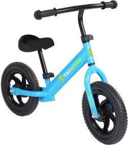 img 4 attached to 🚲 Adjustable Balance Bike for Girls & Boys Ages 2-5 Years Old - Lightweight 12 Inch Bicycle with No Pedals, Ideal for Indoor & Outdoor Use – Customize Seat & Handlebar Height