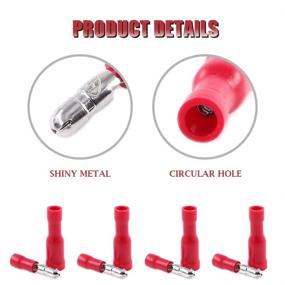 img 1 attached to 🔌 Hilitchi 100Pcs Изолированные Терминалы Соединителей: Эффективное Решение для Промышленных Электрических Применений