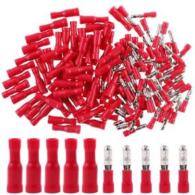 img 4 attached to 🔌 Hilitchi 100Pcs Изолированные Терминалы Соединителей: Эффективное Решение для Промышленных Электрических Применений