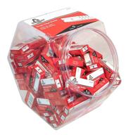 5-pack single edge blade display container logo