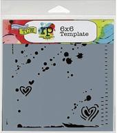 🎉 crafters workshop tcw6x6-345 confetti template - 6x6-inch versatile stencil for creative projects logo