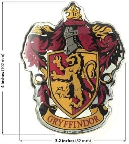 img 3 attached to Fan Emblems Gryffindor Multicolor Motorcycles