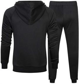 img 3 attached to PASOK Tracksuit Full Zip Running Athletic
