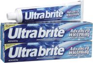 ultra brite advanced whitening toothpaste - 6 oz - 2 pk: achieve a brighter smile with ease! logo