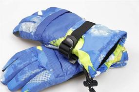 img 3 attached to 🧤 Waterproof Screen Momoon Gloves - Cold Weather Accessories Suitable for Boys