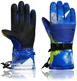 img 4 attached to 🧤 Waterproof Screen Momoon Gloves - Cold Weather Accessories Suitable for Boys