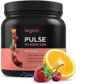img 4 attached to 💪 Legion Pulse Pre Workout Supplement - Boost Energy with Natural Nitric Oxide Drink, Creatine-Free, Beta Alanine, Citrulline, Alpha GPC (Fruit Punch Flavor) - 21 Servings