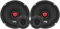 🔊 ds18 pro-x6.4bmpk mid and high complete package: superior door speakers for car or truck stereo sound system logo