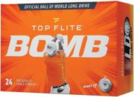 🏌️ 24 pack of top flite bomb golf balls - boost your game! logo