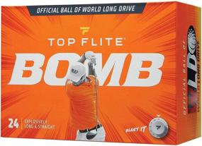 img 2 attached to 🏌️ 24 Pack of Top Flite Bomb Golf Balls - Boost Your Game!