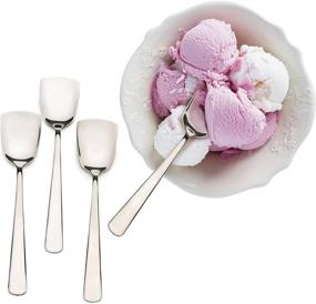 img 2 attached to Set of 4 RSVP Endurance Stainless Steel Ice Cream Spoons - Enhance your SEO