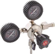 🍺 enhanced performance dual gauge co2 draft beer regulator by kegco elite series logo