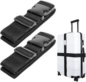 img 4 attached to Багажные ремни Luxebell Аксессуары для чемоданов