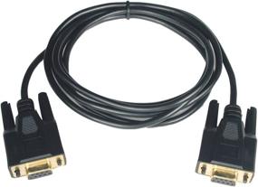 img 1 attached to 🔌 Tripp Lite 6-ft. Null Modem Serial RS232 Cable (DB9 F/F) - Model P450-006