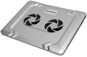 img 2 attached to 💻 Gear Head CF3000U: Dual-Cool USB Laptop Cooling Fan - Silver | Efficient Cooling Solution for Laptops