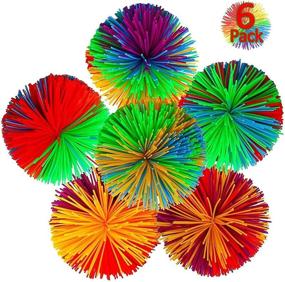 img 4 attached to 6 Pack Stringy Sensory Rainbow Children