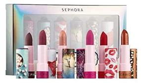 img 1 attached to 💄 SEPHORA COLLECTION Midnight Kisses Storybook SET #LIPSTORIES Set: 12 Celebrate, 33 Wanderlust, 22 A Little Magic, 2 Landing in Shanghai and 51 Festival Lights: A Magical Lipstick Collection