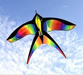 img 3 attached to 🪁 Peaceful Rainbow Bird Kite - Fun and Easy-to-Fly Kite for Kids and Adults - Complete with String - Enjoy Outdoor Activities