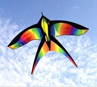 🪁 peaceful rainbow bird kite - fun and easy-to-fly kite for kids and adults - complete with string - enjoy outdoor activities логотип