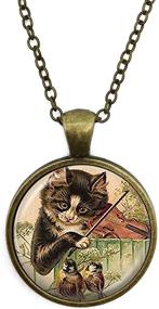 img 3 attached to Necklace Playing AnimalSpecial Cabochon JEANCZ