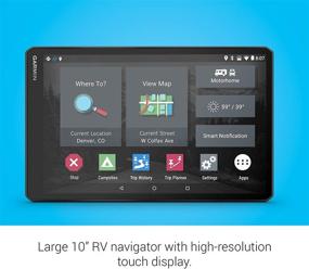 img 2 attached to 🚐 Навигатор для домов на колесах Garmin RV 1090 с дисплеем 10 дюймов - улучшенный дисплей и индивидуальное маршрутизирование по размерам и весу домов на колесах/прицепов