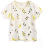 cute and comfy: aimama toddler boys soft cotton yellow t-shirt! logo