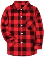 family matching clothes sleeves flannel men's clothing for shirts logo