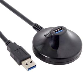 img 3 attached to Кабель Cablecc USB 3.0 типа A мужской-женский удлинительный док-станция кабель - 0,8 м: улучшенная связь и удобство