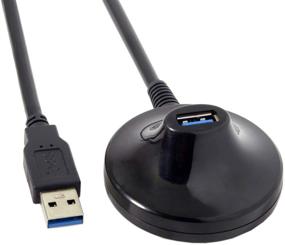 img 1 attached to Кабель Cablecc USB 3.0 типа A мужской-женский удлинительный док-станция кабель - 0,8 м: улучшенная связь и удобство