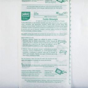 img 3 attached to Pellon 931TD White Midweight Fusible