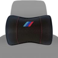 junsungo leather headrest support driving interior accessories logo