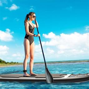 img 1 attached to 🌊 Jasonwell Inflatable Paddle Board SUP: Stand Up Paddle Board for Adults - Premium Blow Up Paddleboard with SUP Accessories Backpack Bottom Fin for Paddling and Surf Control - Ideal for Youth and Adults (Blue, XL)