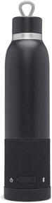 img 4 attached to 🔊 Aquio IBTB2BB Double-wall Steel Insulated Hydration Bottle with Built-in Rechargeable Bluetooth Speaker, Powered by iHome, Midnight