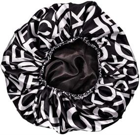 img 1 attached to 🌙 Simply Pavi Satin Bonnet - Ultimate Protection for Your Hair (Jumbo)