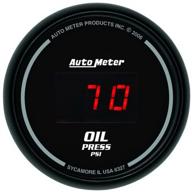 🚗 повысьте производительность с auto meter 6327 sport comp digital 2-1/16" 0-100 psi digital oil pressure gauge логотип