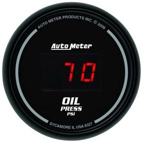 img 1 attached to 🚗 Повысьте производительность с Auto Meter 6327 Sport Comp Digital 2-1/16" 0-100 PSI Digital Oil Pressure Gauge